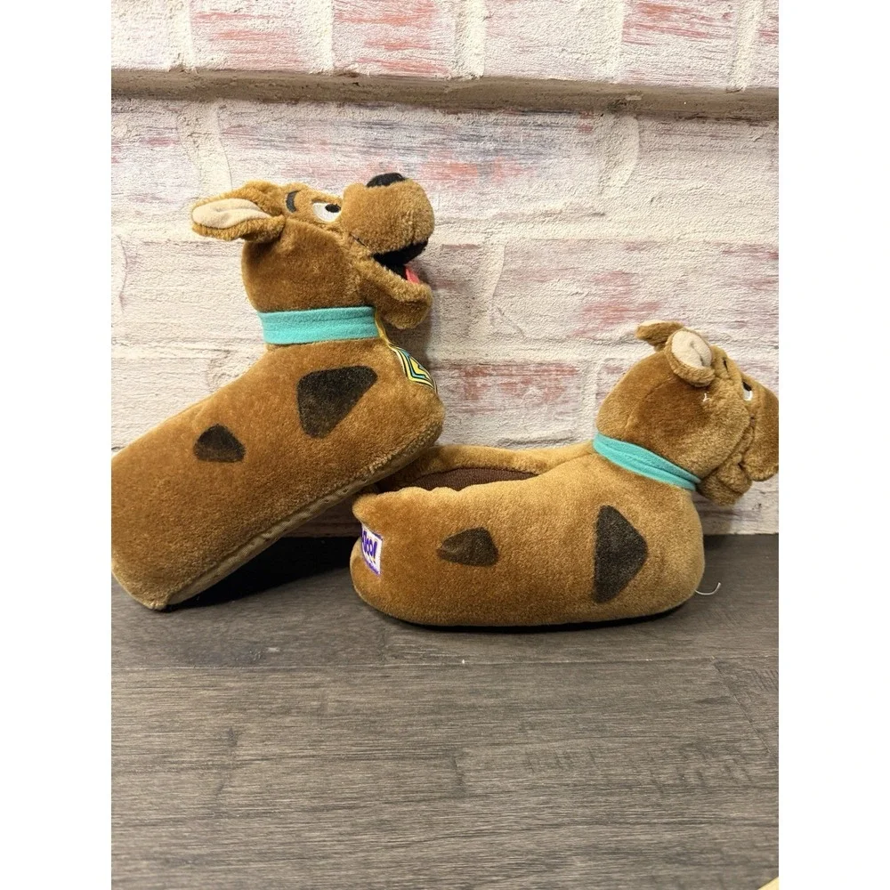 Vintage Scooby-Doo Slippers Hanna Barbera 2000 Cartoon Network Kids Size 1-2 S